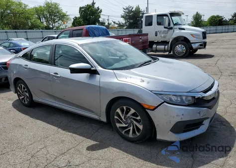 2017 Honda Civic Ex из США, поврежденный, VIN 19XFC2F70HE026389